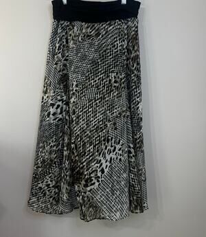 Vintage Lapis long skirt, shirt cut on bias for the extra swingy look & feel. L